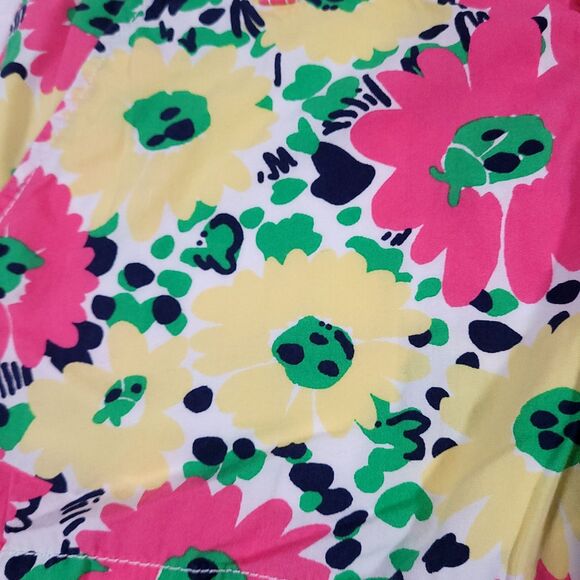 lilly pulitzer Callahan Doodle Bug Daisy Shorts 00 Colorful Floral 100% Cotton - Picture 3 of 11